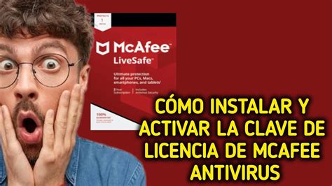 activar clave mcafee.